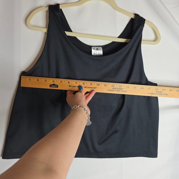 Adidas 11 Honore 1X Black Tank top Built in Non padded Bra. Wide Strap. Actives - Picture 5 of 12